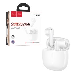 Auscultadores True Sem Fio Hoco EQ33 Gem Branco